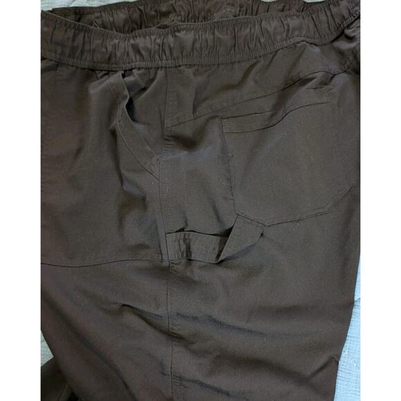 Dickies Women's Plus Black Stretch Flare Leg Drawstring Srubs Pants, XXL - Picture 5 of 12